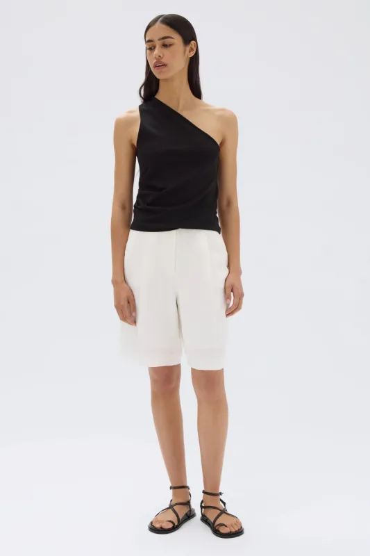 Orchid Jersey One Shoulder Top sold by Assembly Label