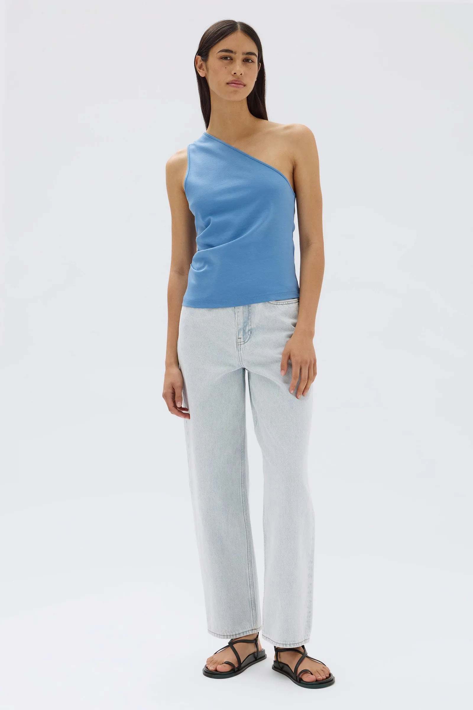 Orchid Jersey One Shoulder Top sold by Assembly Label product image thumbnail 2