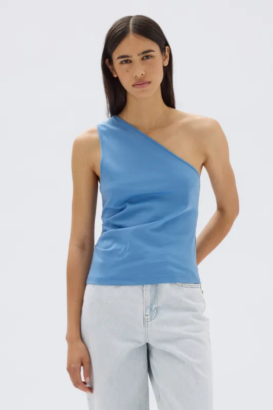 Orchid Jersey One Shoulder Top sold by Assembly Label