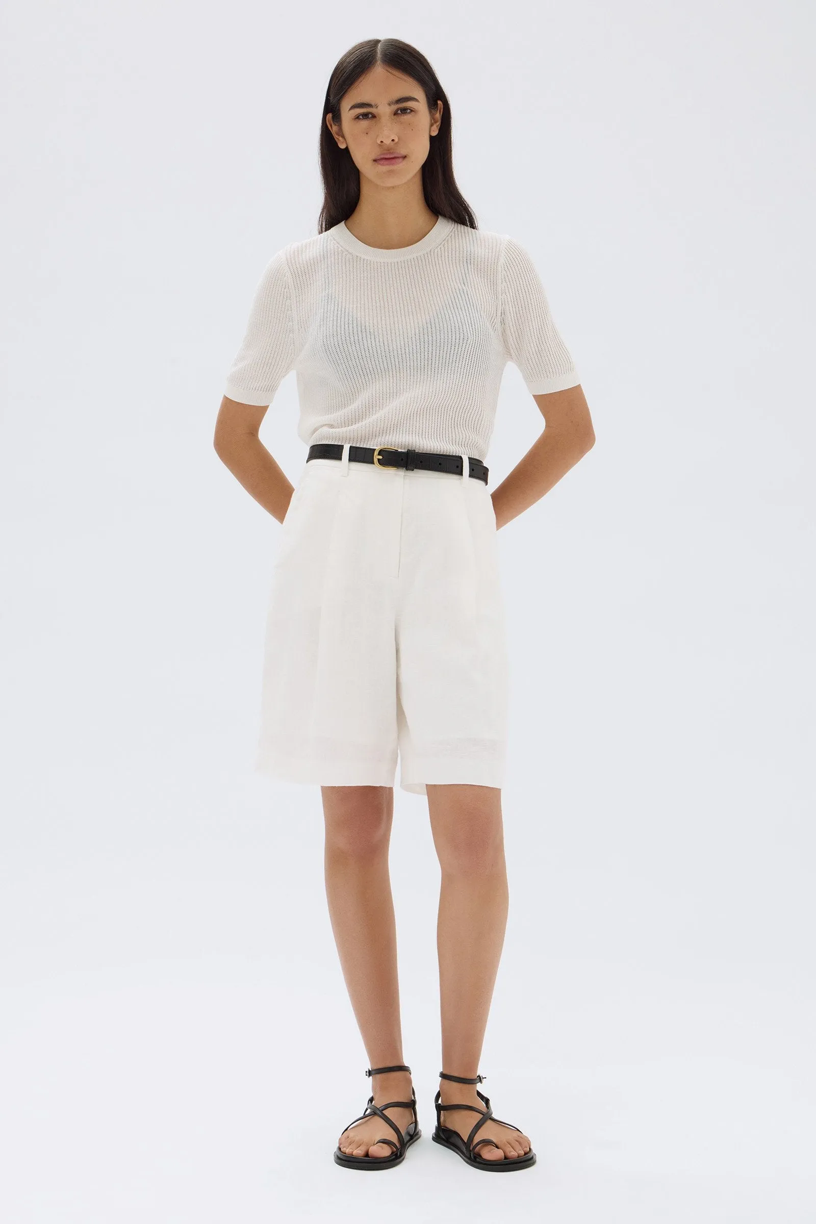 Belle Knit Short Sleeve Tee sold by Assembly Label product image thumbnail 4