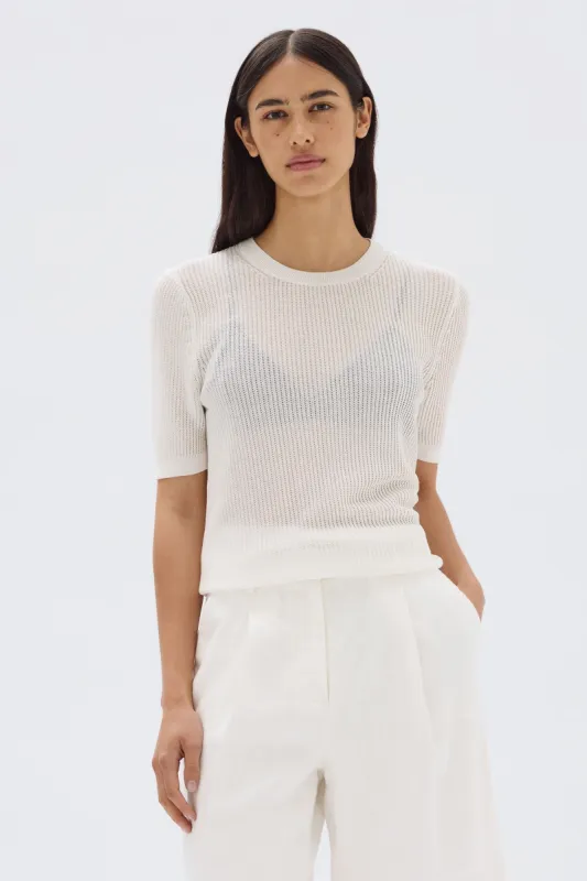 Belle Knit Short Sleeve Tee sold by Assembly Label