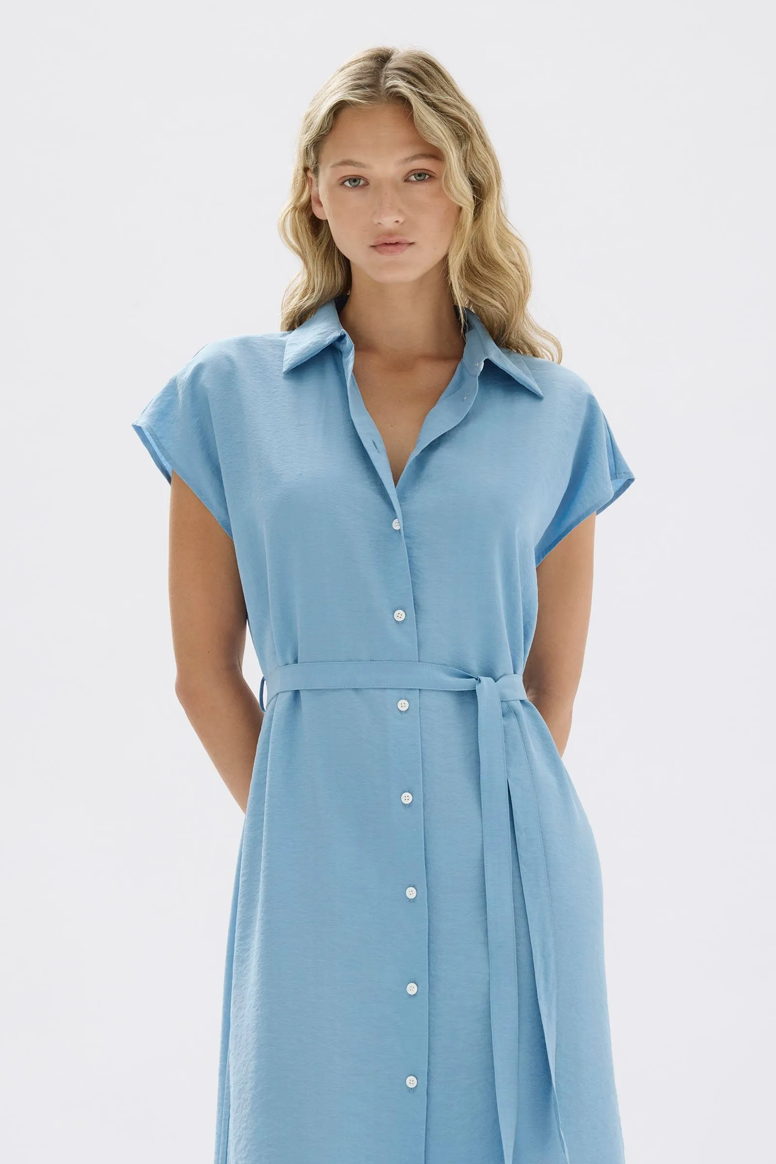 Heather Silk Maxi Shirt Dress sold by Assembly Label product image thumbnail 3