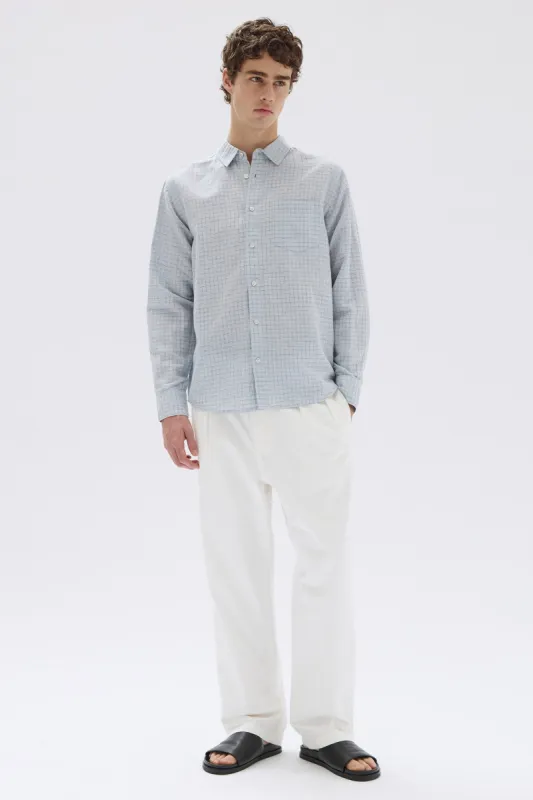 Hasting Linen Check Shirt sold by Assembly Label