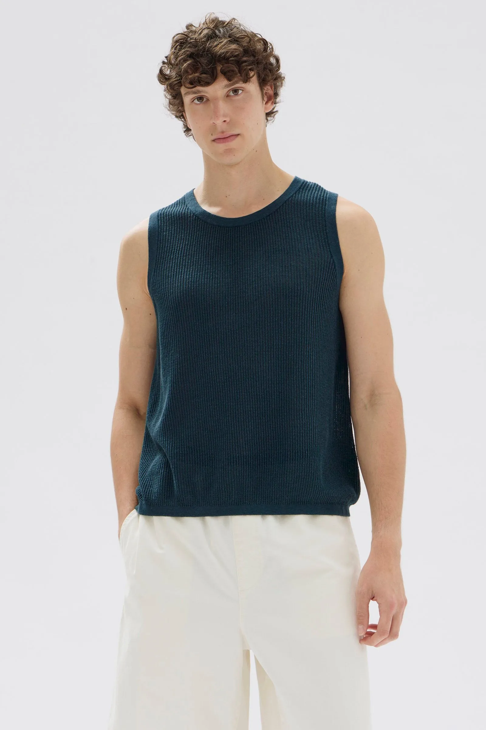 Carlo Knit Tank sold by Assembly Label