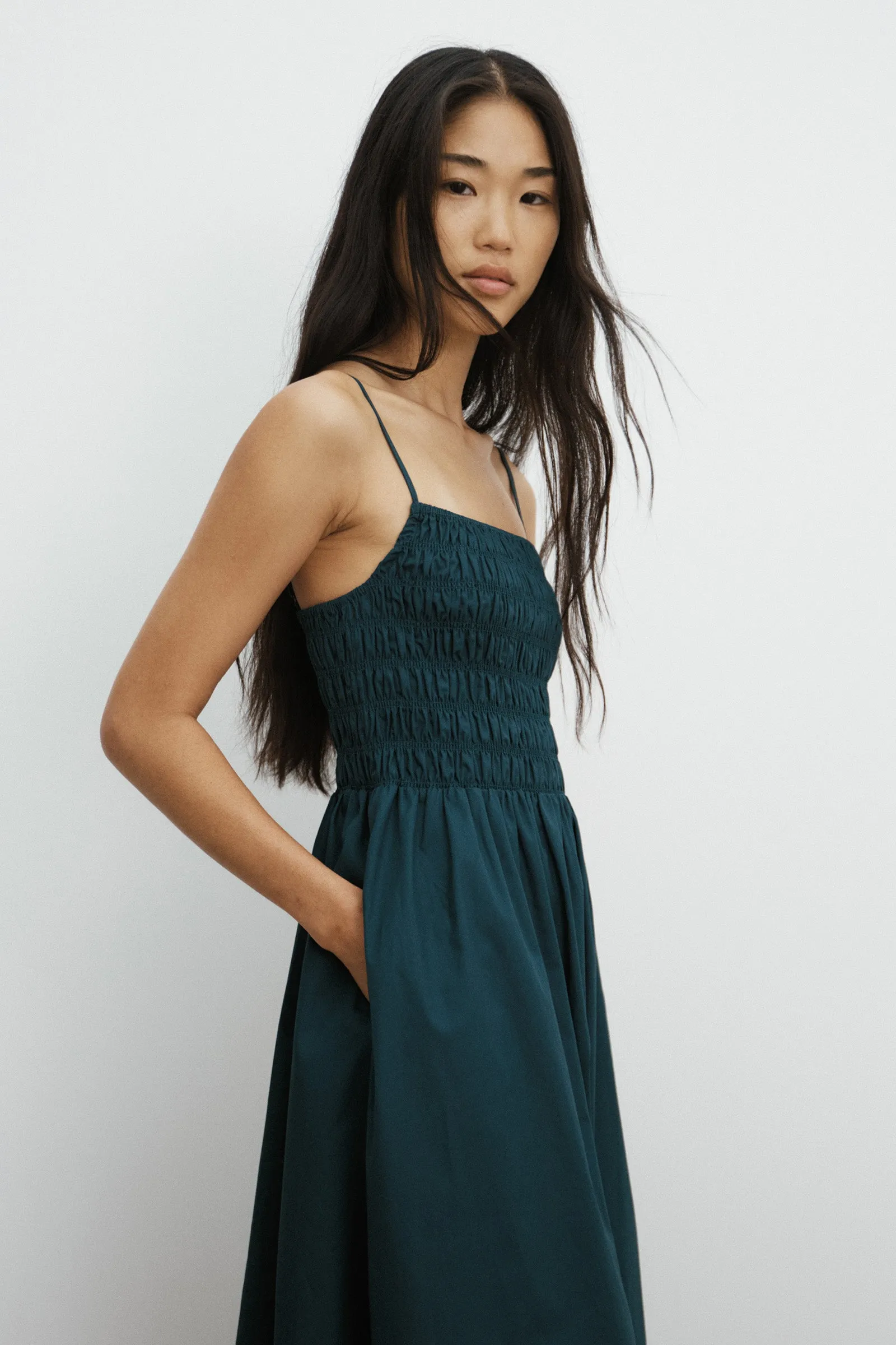 Aubrey Rouched Dress sold by Assembly Label