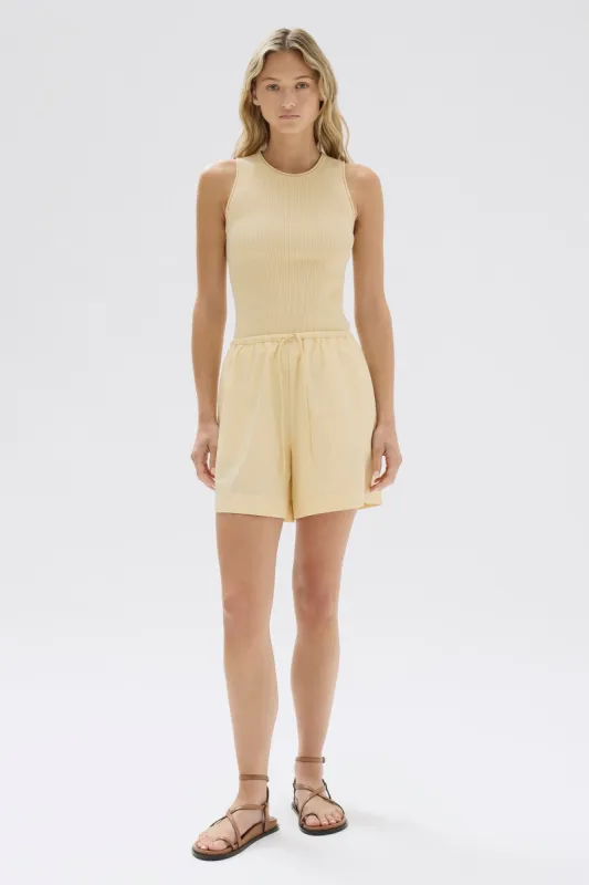 Philipa Poplin Short sold by Assembly Label