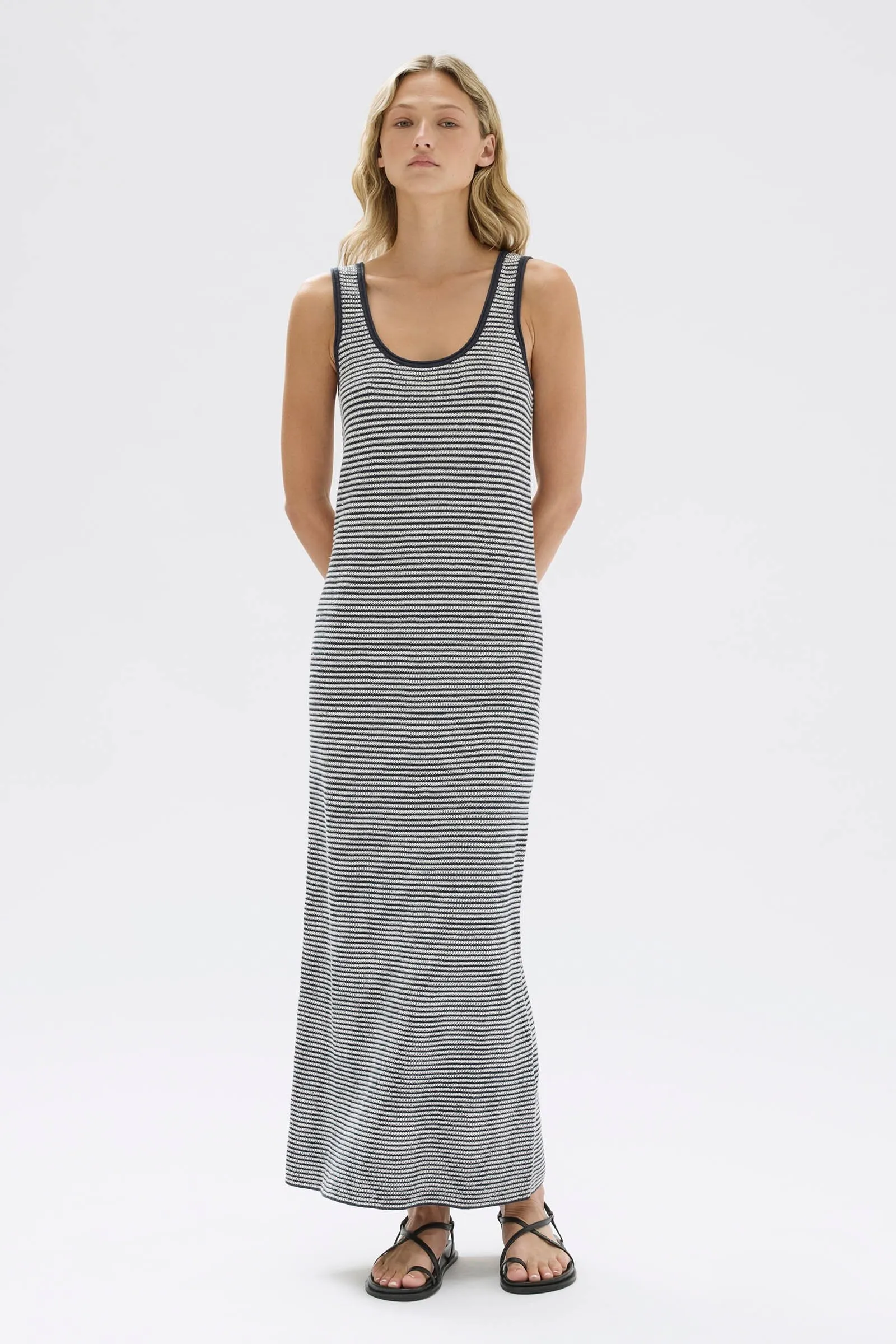 Peri Stripe Knit Maxi Dress sold by Assembly Label