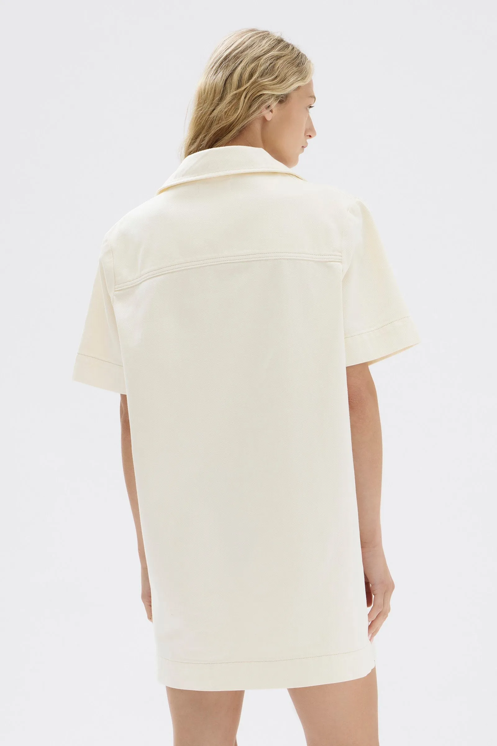 Genevieve Denim Mini Dress sold by Assembly Label product image thumbnail 4