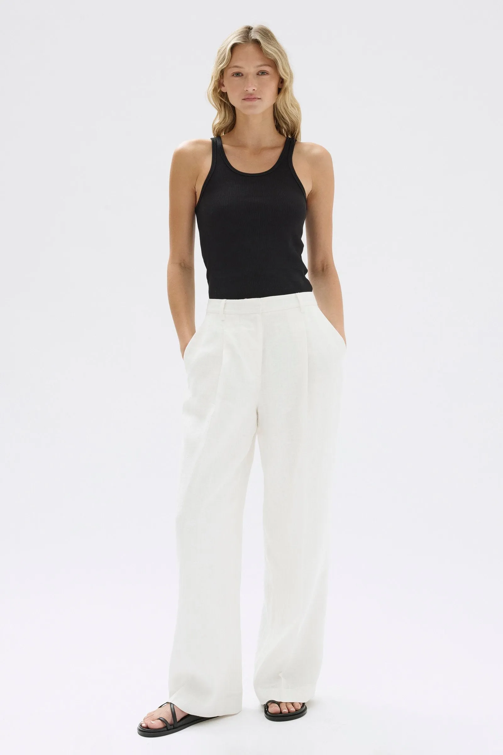 Aria Linen Pant sold by Assembly Label