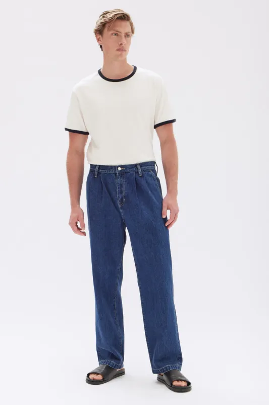 Mens Relaxed Pleated Jean sold by Assembly Label