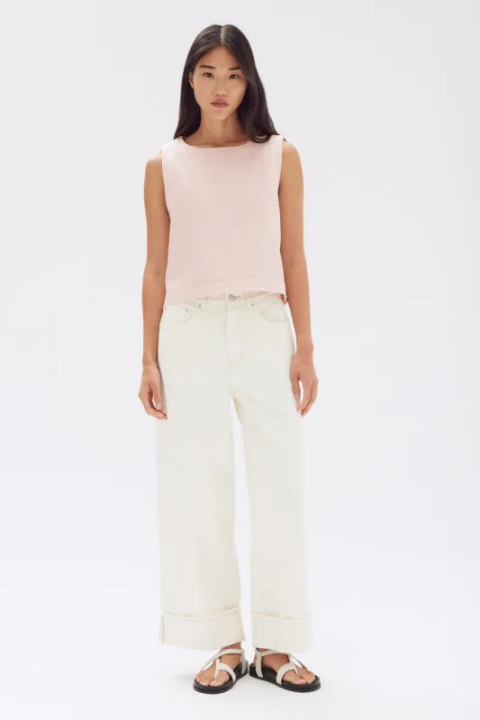 Zoey Denim Top sold by Assembly Label