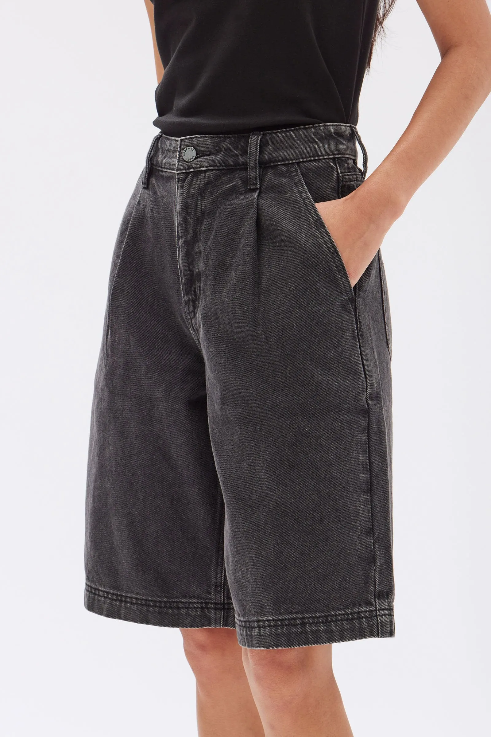 Slack Pleat Denim Short sold by Assembly Label product image thumbnail 3