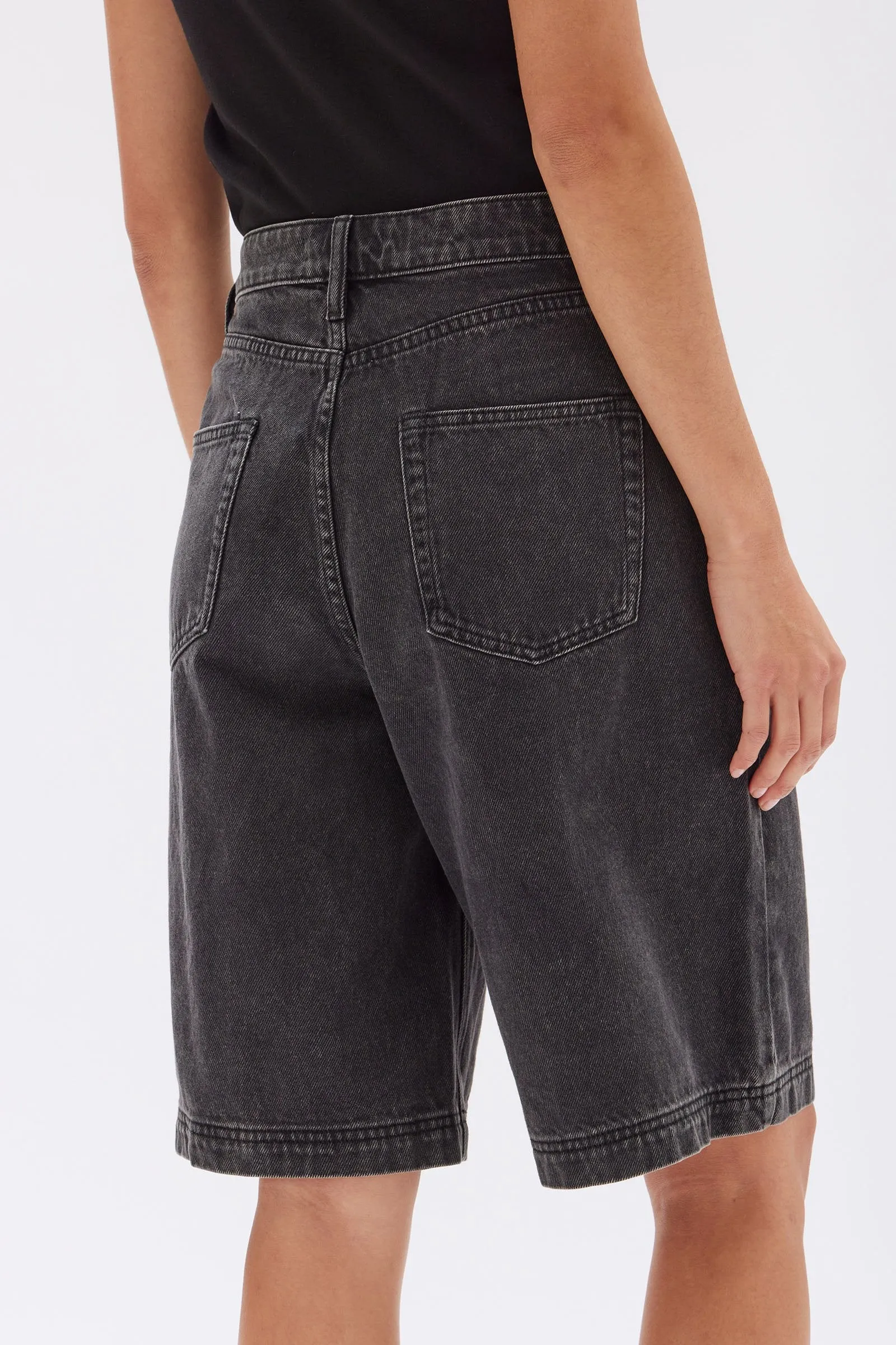 Slack Pleat Denim Short sold by Assembly Label product image thumbnail 4