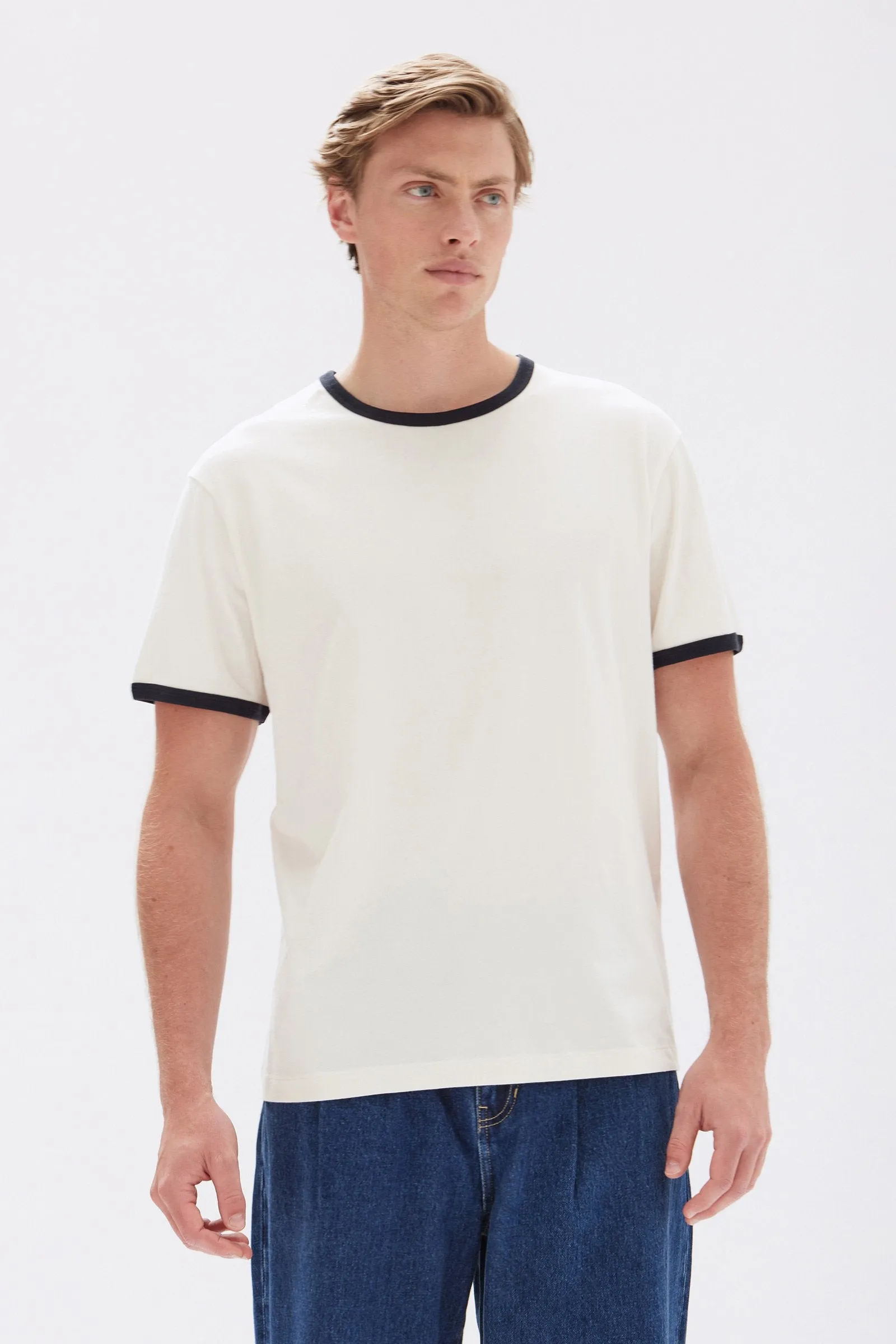 Elliot Ringer Tee sold by Assembly Label