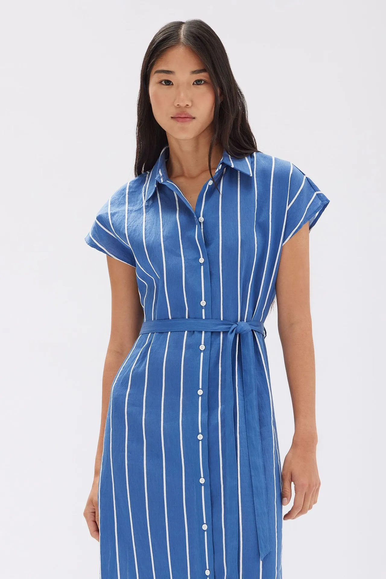 Ayla Stripe Shirt Dress sold by Assembly Label product image thumbnail 2