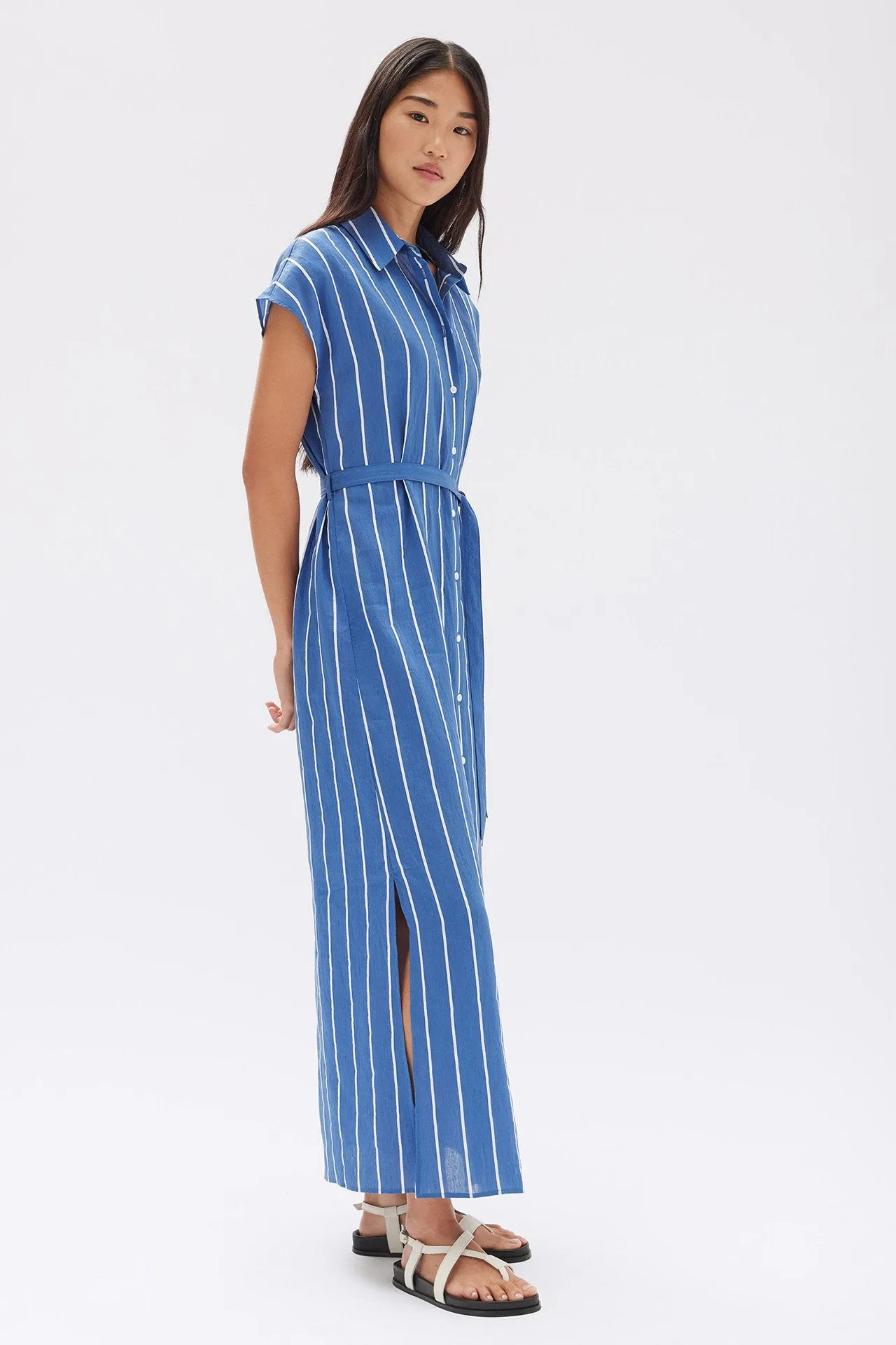 Ayla Stripe Shirt Dress sold by Assembly Label product image thumbnail 3