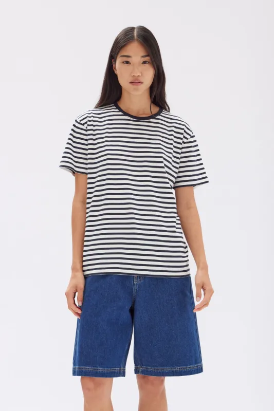 Womens Harbour Stripe Tee sold by Assembly Label