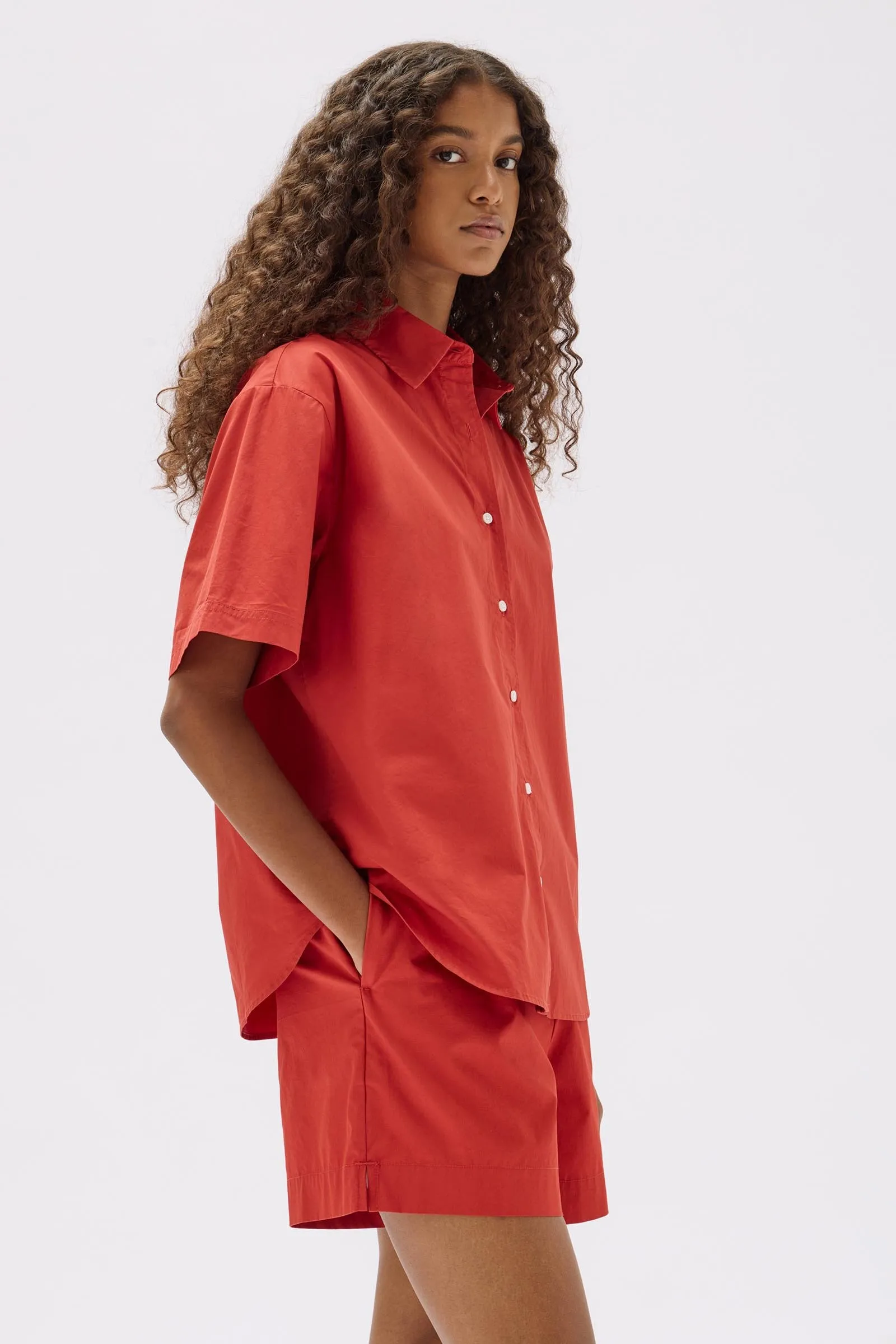 Tala Poplin Short Sleeve Shirt sold by Assembly Label product image thumbnail 3