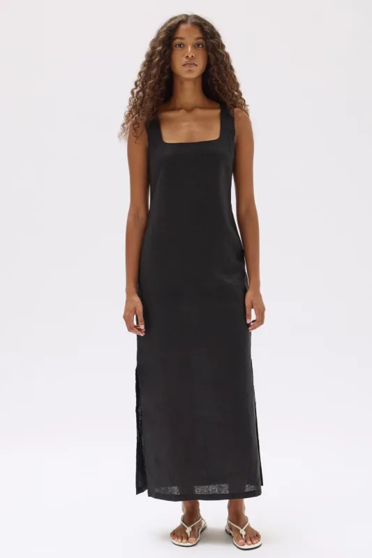 Georgina Linen Maxi Dress sold by Assembly Label
