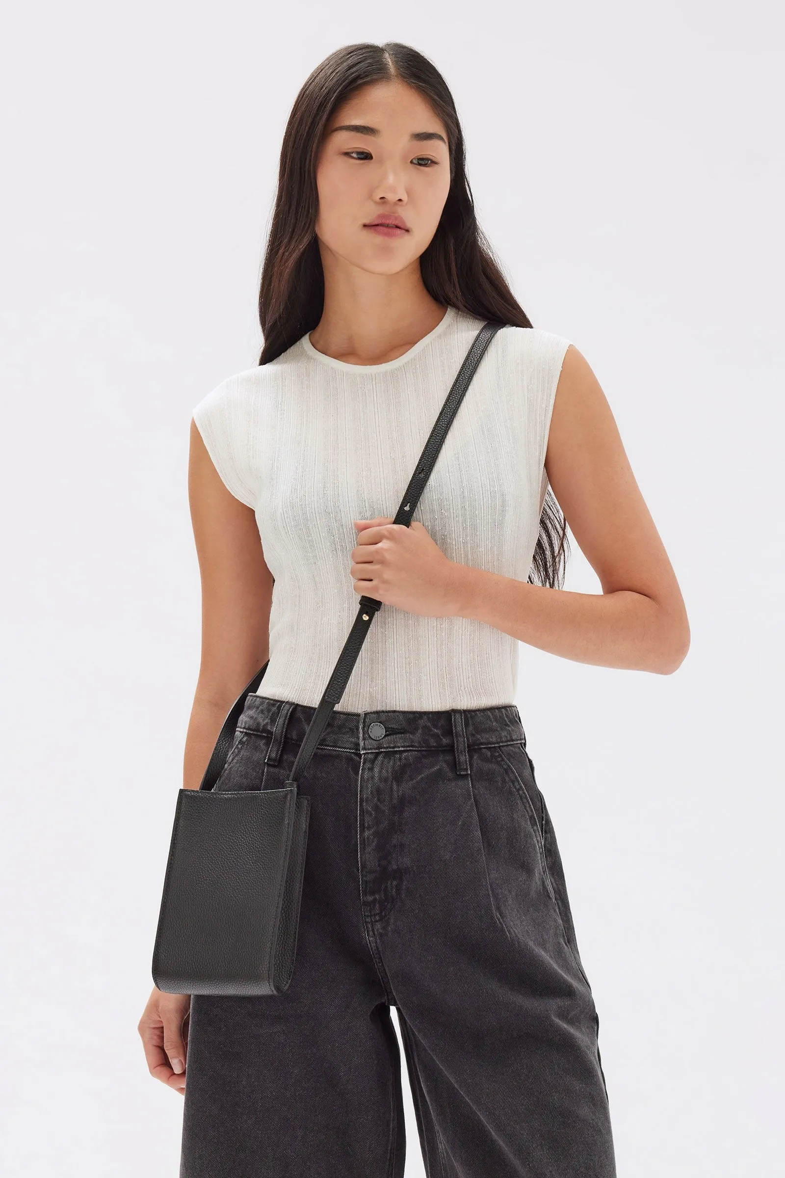 Clara Crossbody Leather Bag sold by Assembly Label