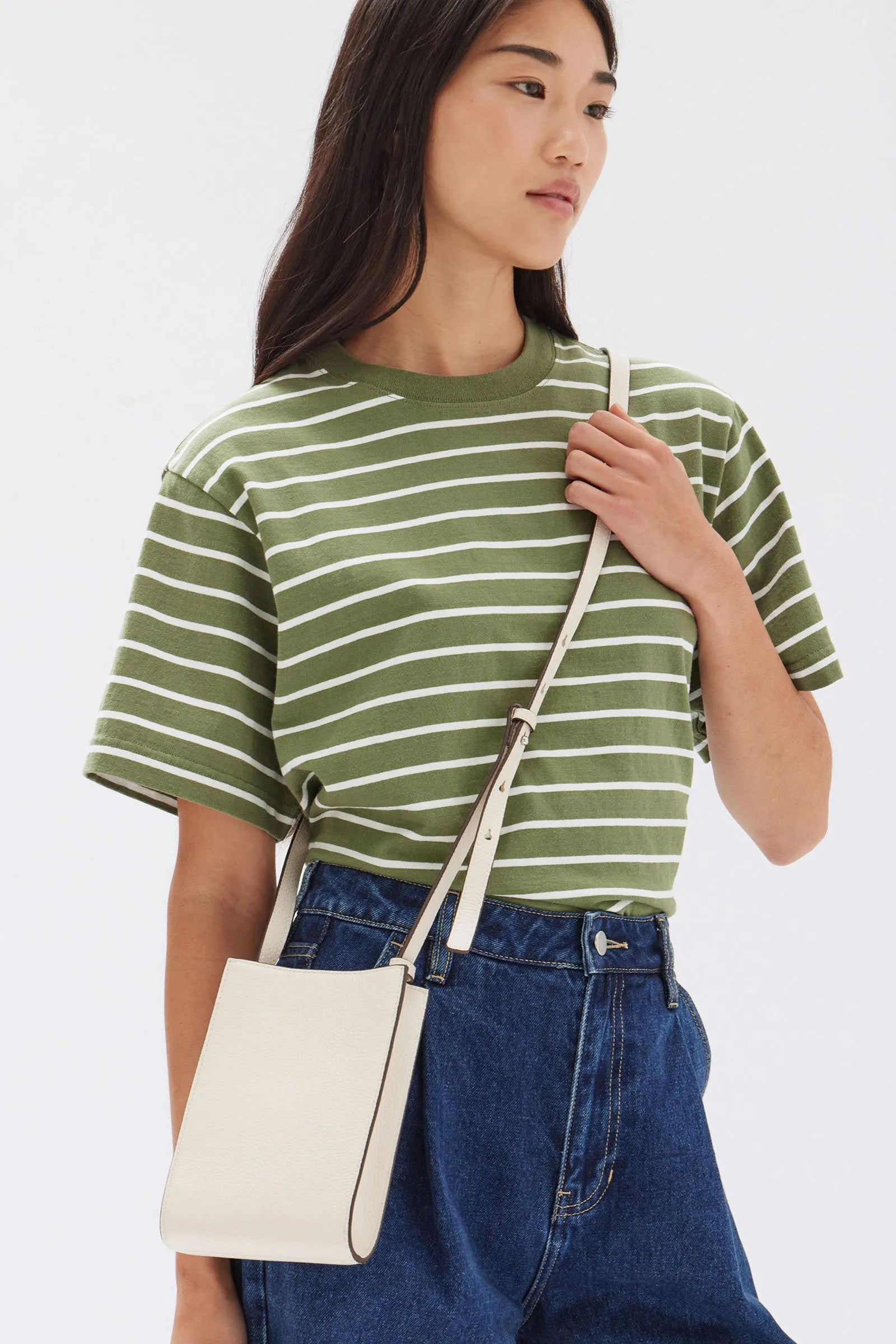 Clara Crossbody Leather Bag sold by Assembly Label