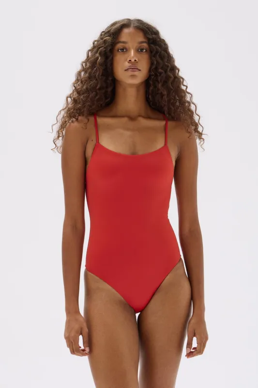 Scoop Neck Tie Back One Piece sold by Assembly Label