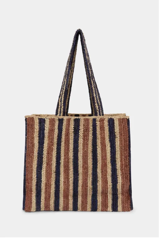 Raffia Stripe Tote Bag sold by Assembly Label