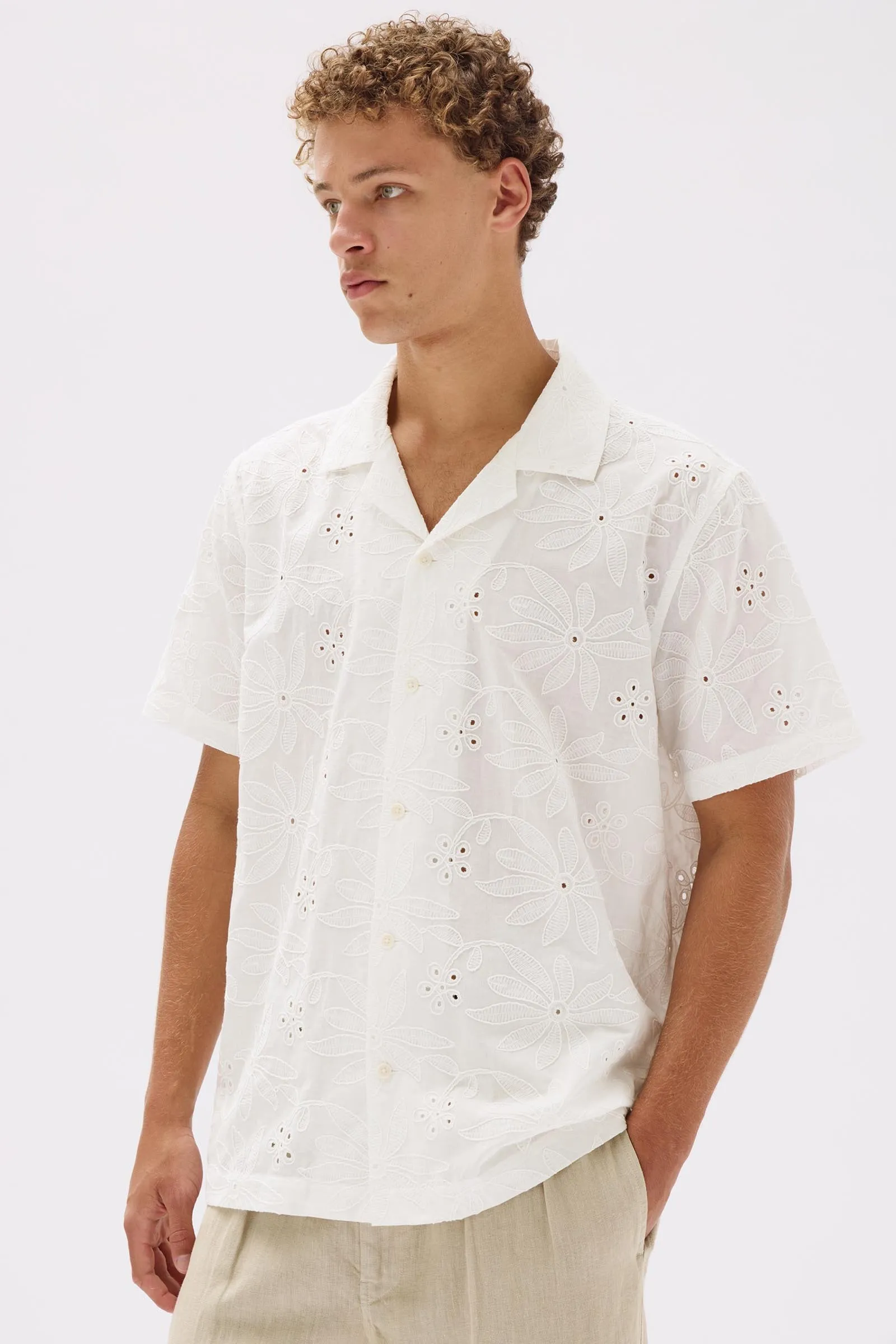 Dominic Cotton Short Sleeve Shirt sold by Assembly Label