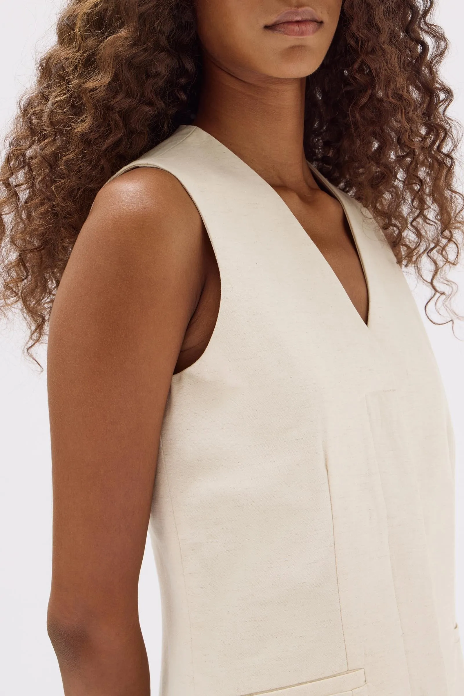 Simone Cotton Linen Blend Mini Dress sold by Assembly Label product image thumbnail 5