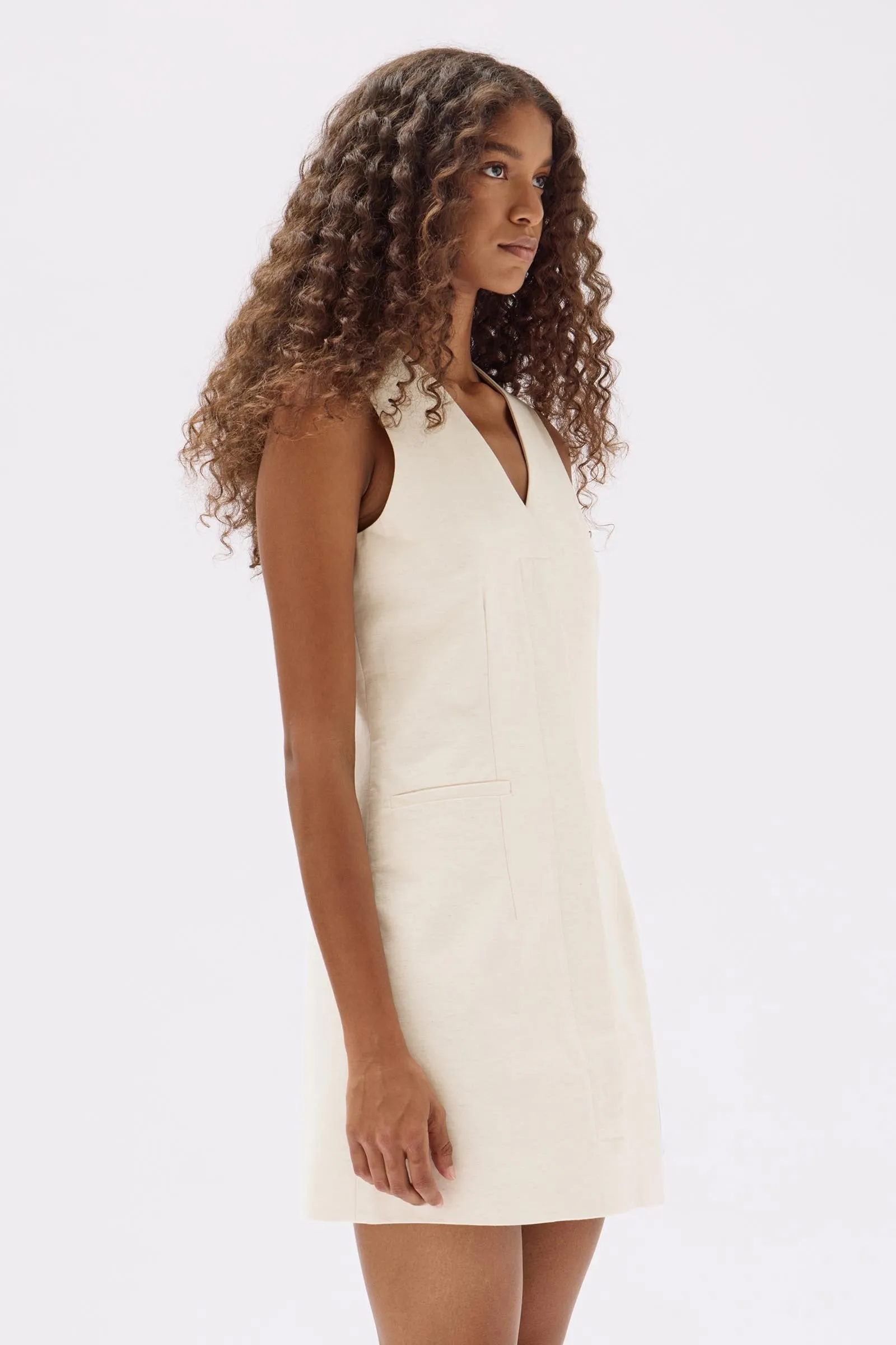 Simone Cotton Linen Blend Mini Dress sold by Assembly Label product image thumbnail 2