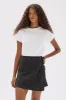 Heather Silk Blend Wrap Mini Skirt sold by Assembly Label
