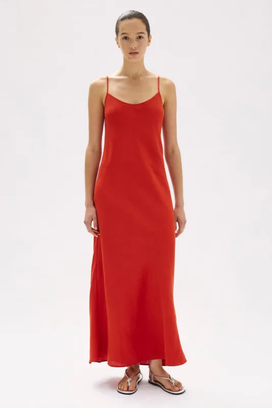 Signature Linen Silk Slip Dress sold by Assembly Label