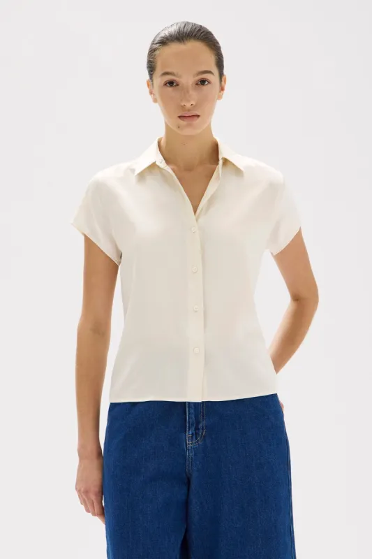 Karri Silk Short Sleeve Shirt sold by Assembly Label