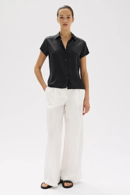 Karri Silk Short Sleeve Shirt sold by Assembly Label