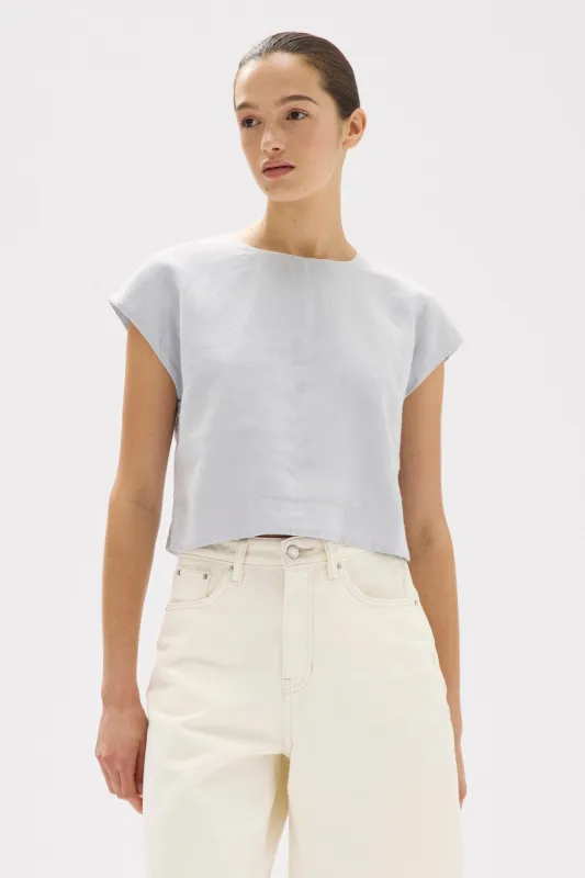 Tori Linen Top sold by Assembly Label