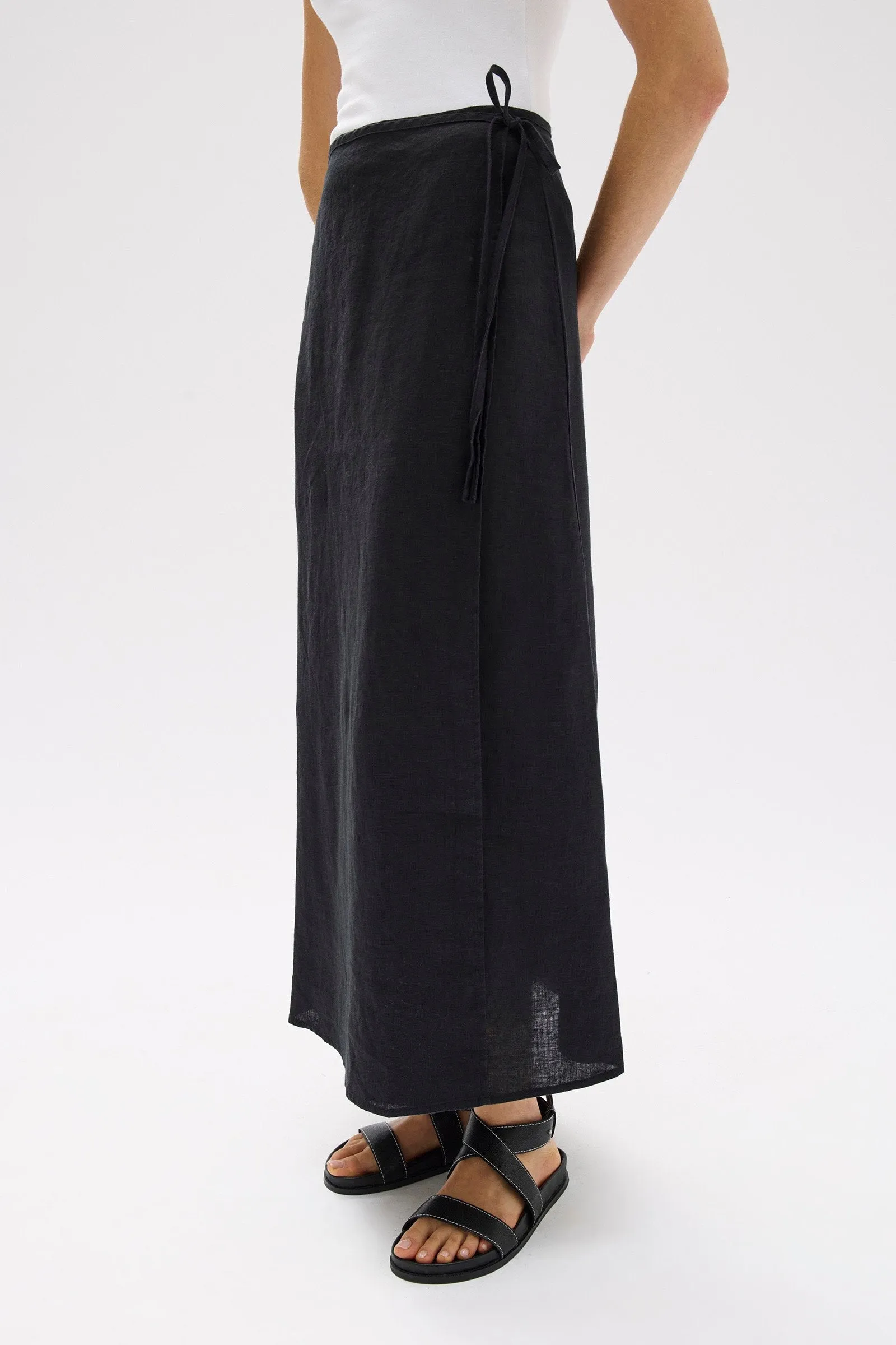 Roma Linen Wrap Skirt sold by Assembly Label product image thumbnail 2