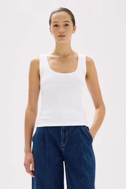 Paulina Scoop Tank sold by Assembly Label