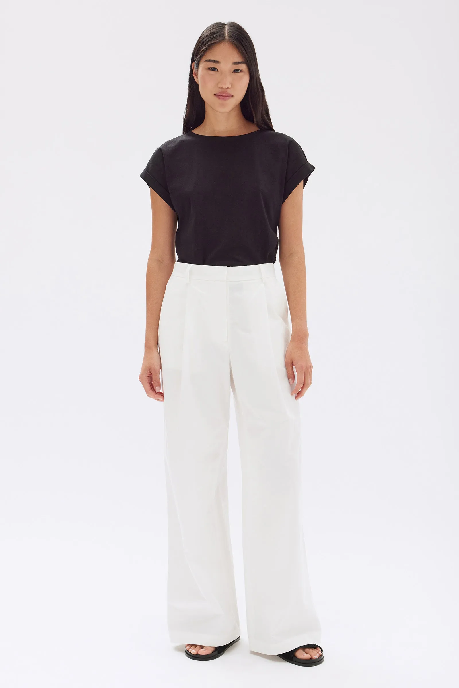 Macy Poplin Pant sold by Assembly Label