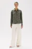 Hibiscus Print Silk Shirt sold by Assembly Label