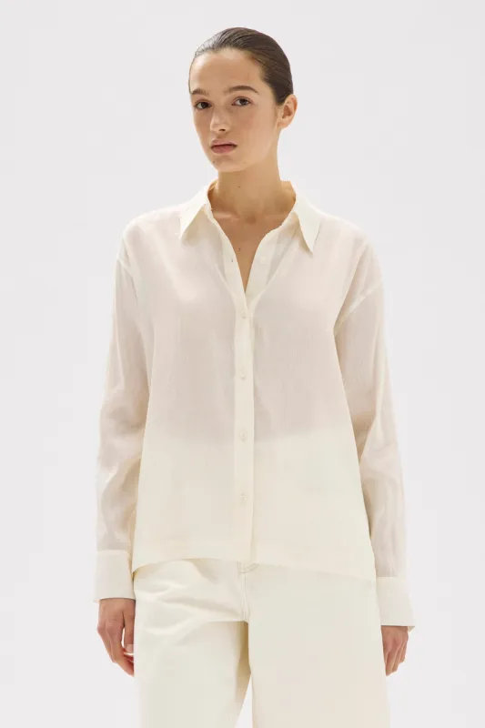 Harper Linen Silk Shirt sold by Assembly Label