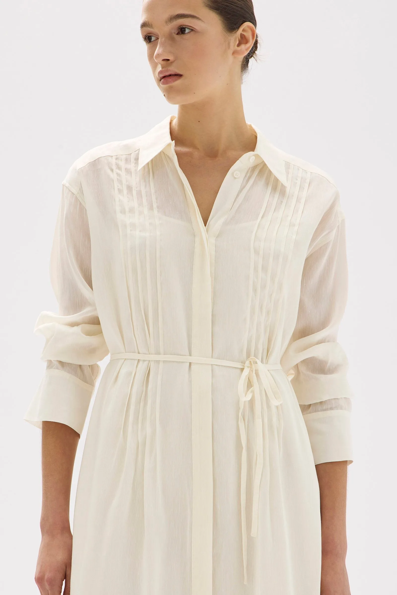 Harper Linen Silk Maxi Shirt Dress sold by Assembly Label product image thumbnail 3