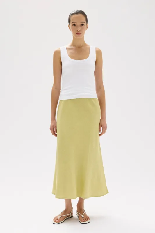 Stella Linen Skirt sold by Assembly Label