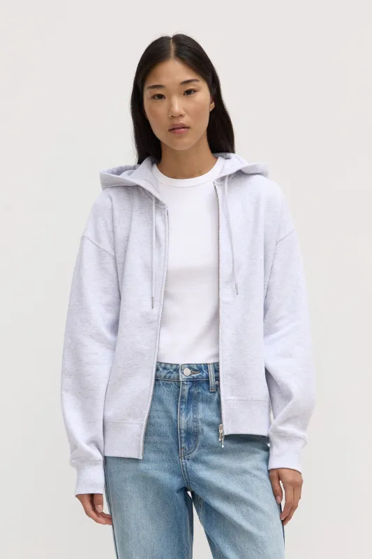 Louisa Hooded Zip Sweater made by Assembly Label