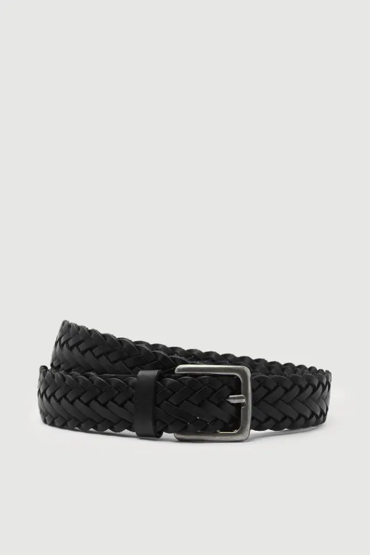 Mens Braided Leather Belt sold by Assembly Label
