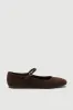 Beth Suede Ballet Flat sold by Assembly Label