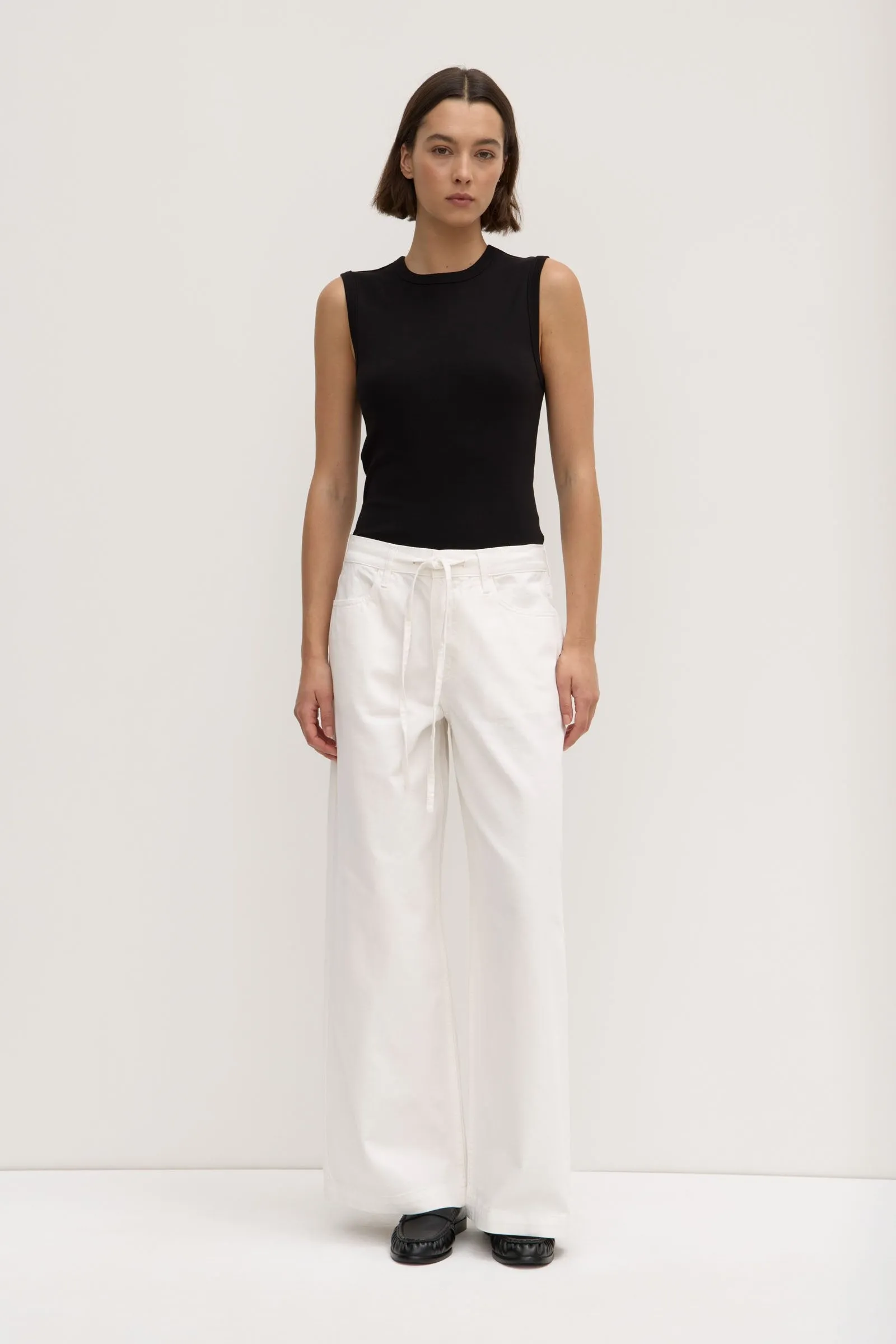 Bobbie Twill Midrise Pant sold by Assembly Label