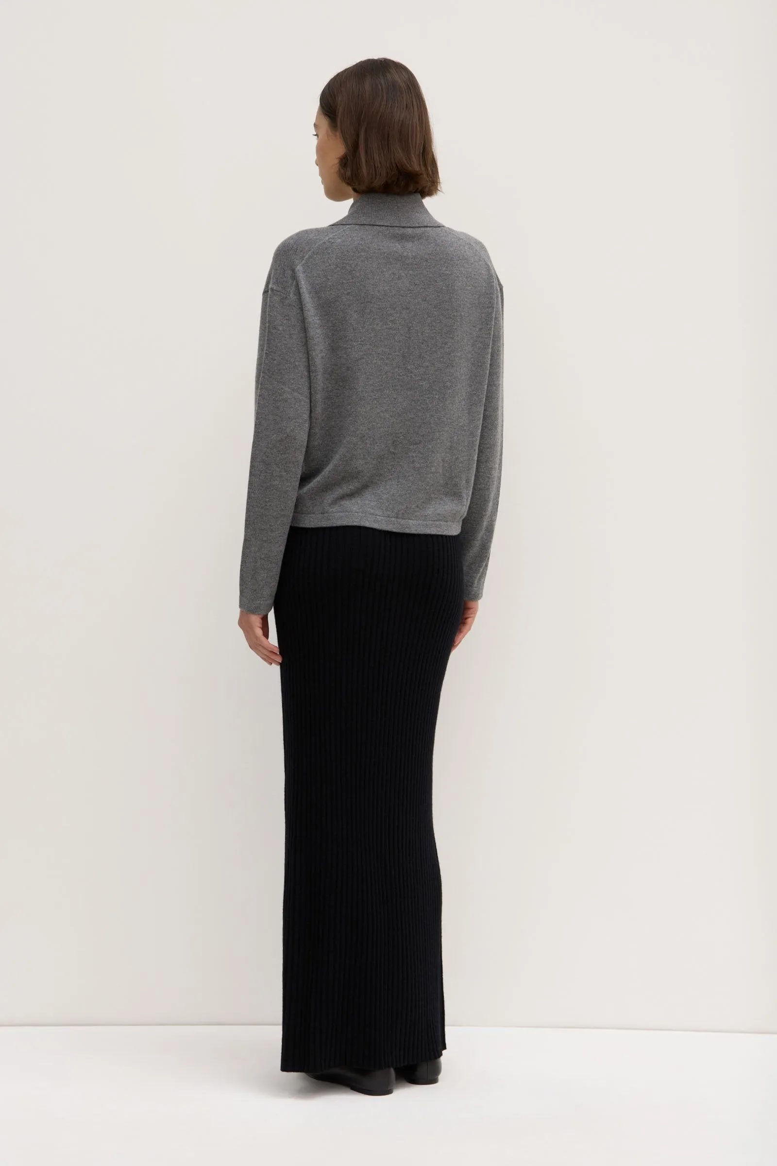 Wool Cashmere Rib Maxi Skirt sold by Assembly Label product image thumbnail 3