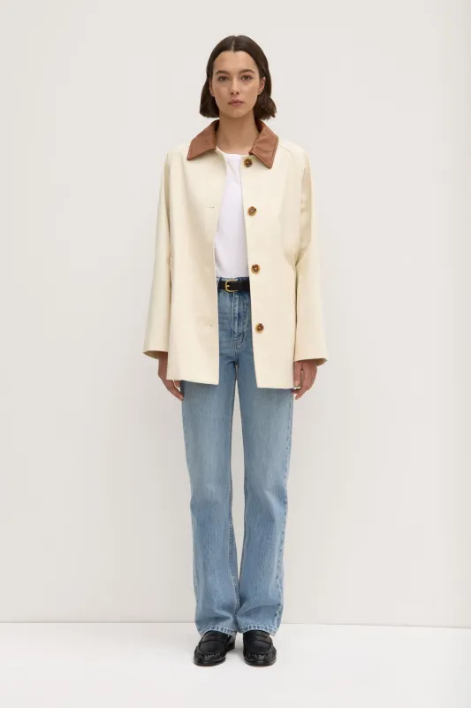 Archer Leather Collar Jacket made by Assembly Label