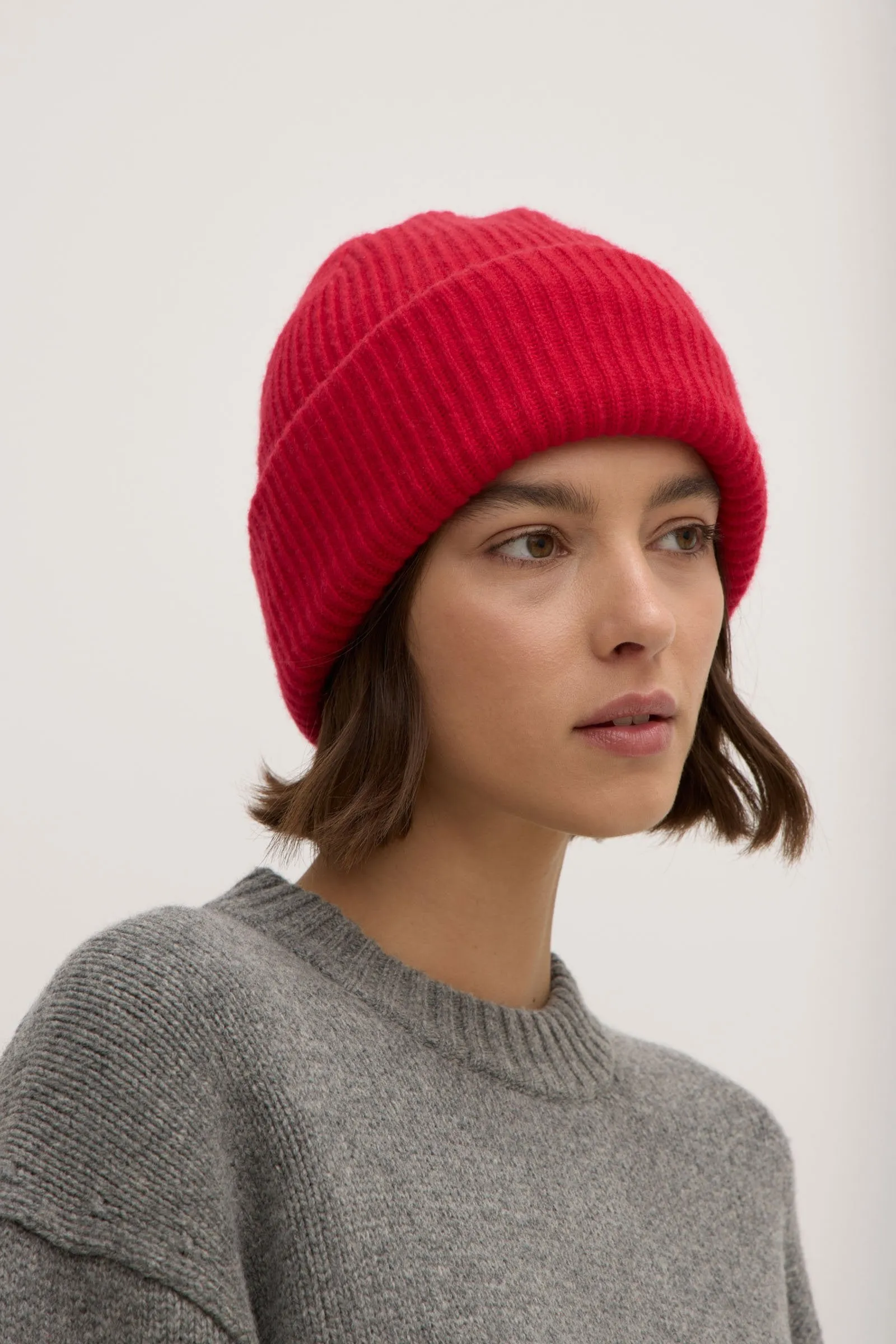 Wool Cashmere Rib Beanie sold by Assembly Label product image thumbnail 4