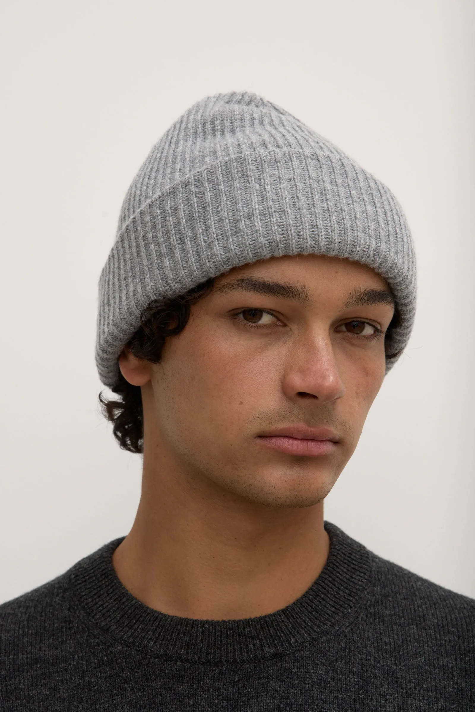 Wool Cashmere Rib Beanie sold by Assembly Label product image thumbnail 4